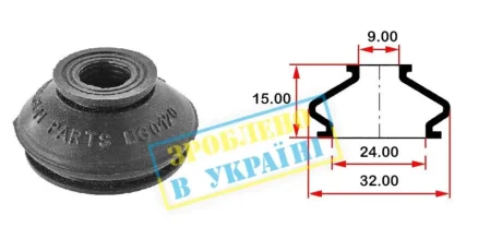 Пильник шарової опори BELGUM PARTS BG0120