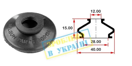 Пильник поперечної рульової тяги BELGUM PARTS BG0124