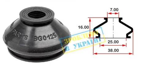Пильник шарової опори BELGUM PARTS BG0125
