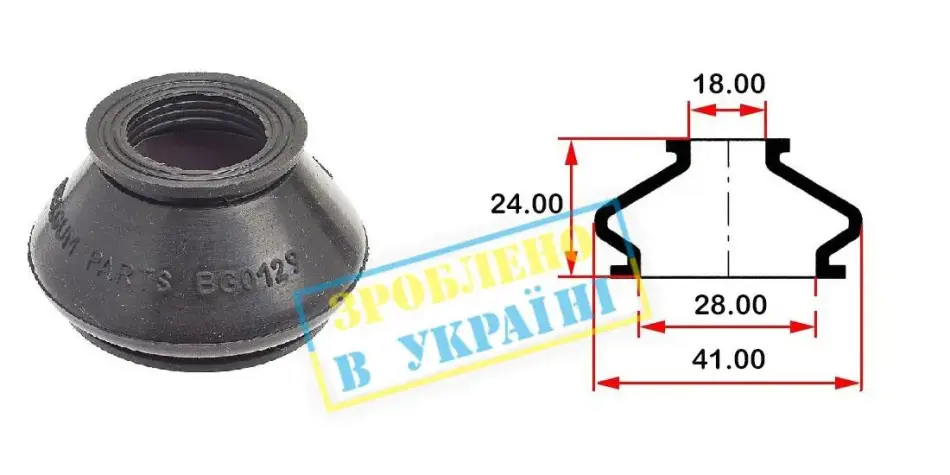 Пильник шарової опори BELGUM PARTS BG0129 (фото 1)