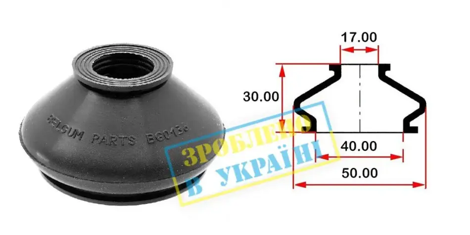 Пильник шарової опори BELGUM PARTS BG0136 (фото 1)