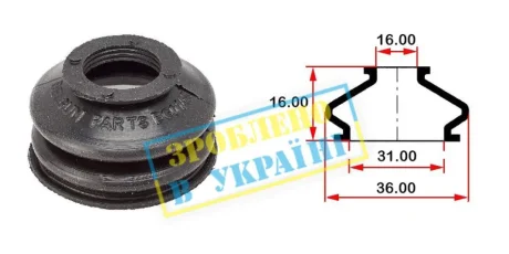 Пильник шарової опори BELGUM PARTS BG0145