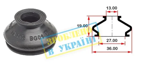 Пильник шарової опори BELGUM PARTS BG0149