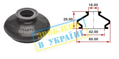 Пильник шарової опори BELGUM PARTS BG0151