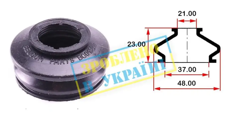 Пильник шарової опори BELGUM PARTS BG0154 (фото 1)