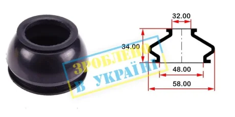 Пильник шарової опори BELGUM PARTS BG0156