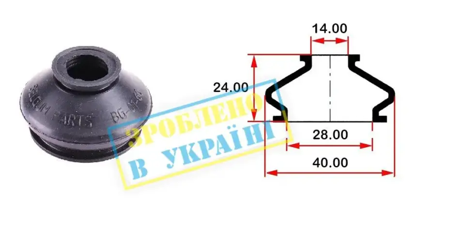 Пыльник шаровой опоры BELGUM PARTS BG0160 (фото 1)