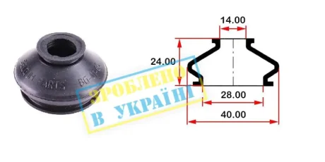 Пильник шарової опори BELGUM PARTS BG0160