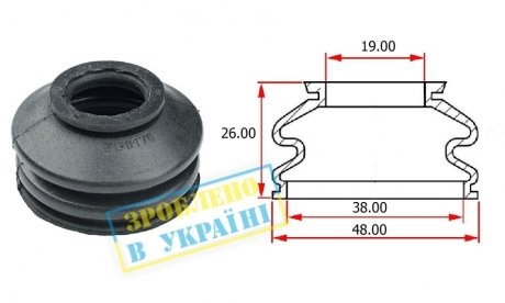 Пыльник шаровой опоры BELGUM PARTS BG0170