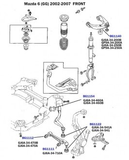 Сайлентблок переднего нижнего рычага (внутренний) BELGUM PARTS BG1112