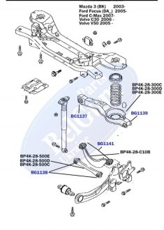 Сайлентблок поперечного рычага (косточка) BELGUM PARTS BG1138