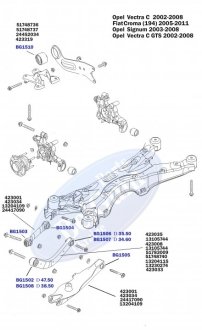 Сайлентблок рычага задней подвески наружный BELGUM PARTS BG1503