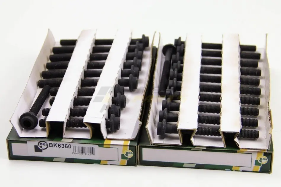 Комплект болтів з головкою системи TORX з чорного металу BGA BK6360 (фото 1)