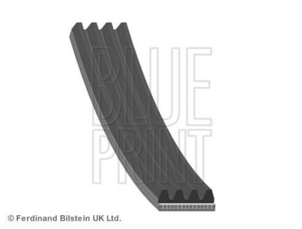 Ремінь генератора поліклиновий BLUE PRINT AD04R1020 (фото 1)