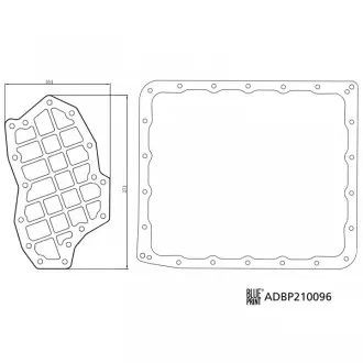 Фильтр с прокладкой BLUE PRINT ADBP210096