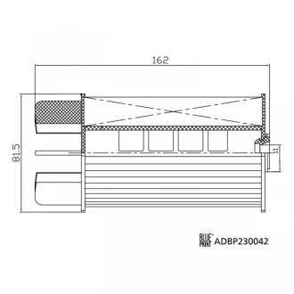 Фільтр паливний Renault Trafic/Master 1.6-2.3dCi 13- BLUE PRINT ADBP230042