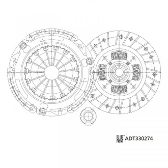 К-т зчеплення BLUE PRINT ADT330274