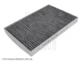 Фільтр салону Audi A6 1.8-2.8/1.9-2.5TDI -05 (вугільний) BLUE PRINT ADV182508 (фото 1)