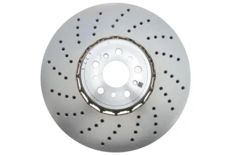 Диск тормозной (передний) X3 M (G01)/X5 M (G05) 19-(395х36) (L) (перф.) BMW 34118054825