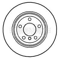 Гальмiвнi диски BORG & BECK BBD4726