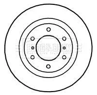 Гальмiвнi диски BORG & BECK BBD4754