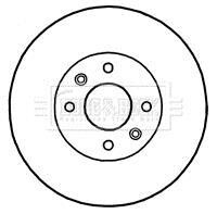Гальмiвнi диски BORG & BECK BBD4818