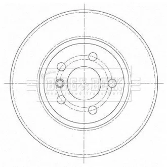 Гальмiвнi диски BORG & BECK BBD5365