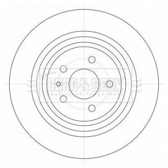 Гальмiвнi диски BORG & BECK BBD5422