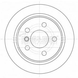 Гальмiвний диск BORG & BECK BBD5426