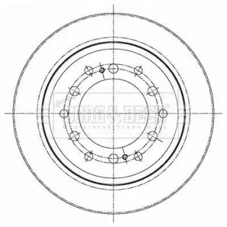 Гальмiвнi диски BORG & BECK BBD5427