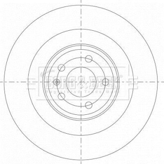 Гальмiвнi диски BORG & BECK BBD6085S