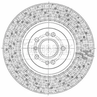Гальмiвнi диски BORG & BECK BBD6136S