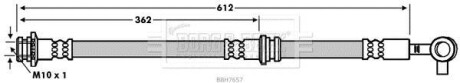 Гальмiвний шланг FRONT LH BORG & BECK BBH7657