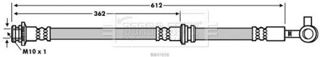 Гальмiвний шланг FRONT RH BORG & BECK BBH7658