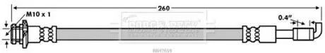 Гальмiвний шланг REAR LH BORG & BECK BBH7659