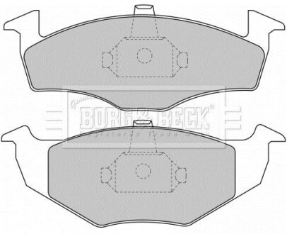 Гальмiвнi колодки дисковi BORG & BECK BBP1471