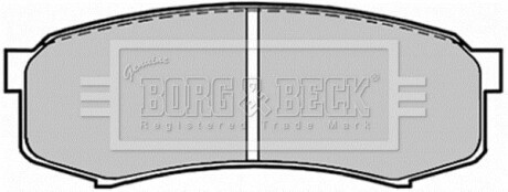 Гальмiвнi колодки дисковi BORG & BECK BBP1514