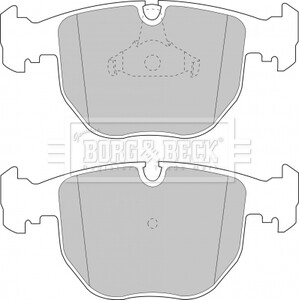 Гальмiвнi колодки дисковi BORG & BECK BBP1595 (фото 1)