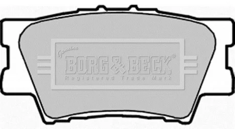 Гальмiвнi колодки дисковi BORG & BECK BBP1990