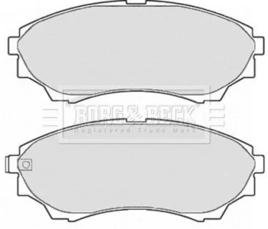 Тормозные колодки дисковые передние BORG & BECK BBP2119