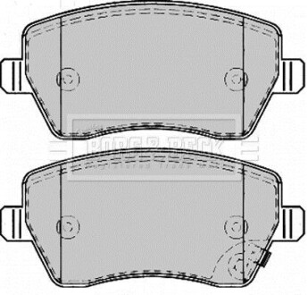 Гальмiвнi колодки дисковi BORG & BECK BBP2166