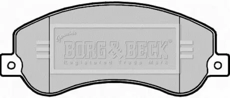 Гальмiвнi колодки дисковi BORG & BECK BBP2281