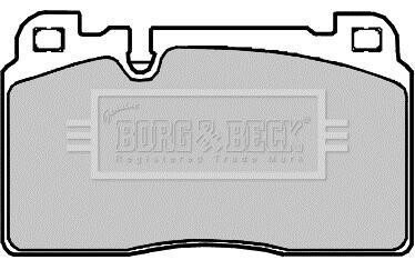 Гальмiвнi колодки дисковi BORG & BECK BBP2382