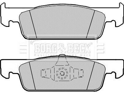 Гальмiвнi колодки дисковi BORG & BECK BBP2407 (фото 1)