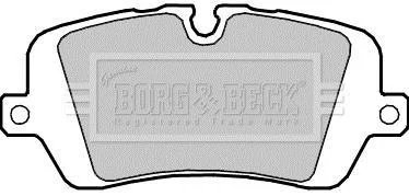 Гальмiвнi колодки дисковi заднi BORG & BECK BBP2415