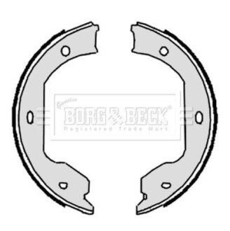 Гальмiвнi колодки барабаннi BORG & BECK BBS6332