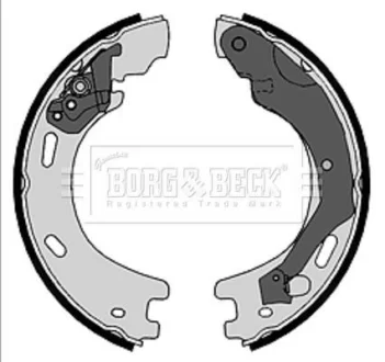 Гальмiвнi колодки барабаннi BORG & BECK BBS6416