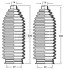 Пильник рульового керування 2шт. к-т з хомутами BORG & BECK BSG3242 (фото 1)