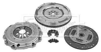 Демпфер + комплект зчеплення (переобладнання на одномасовий маховик) BORG & BECK HKF1061