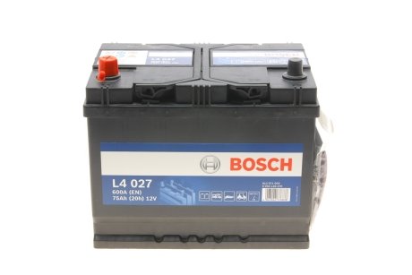 Акумулятор 12В/75Аг BOSCH 0 092 L40 270